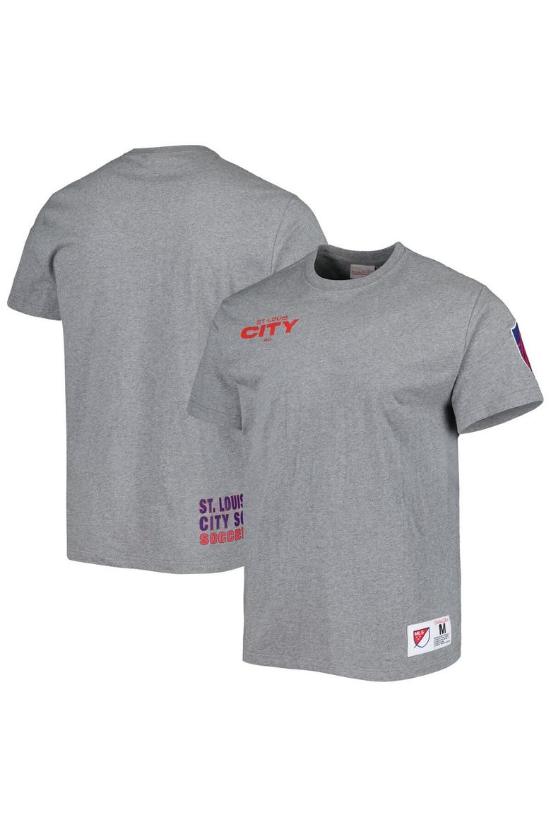 Men Mitchell & Ness Gray St. Louis City SC City Tee, Main, color, Gray