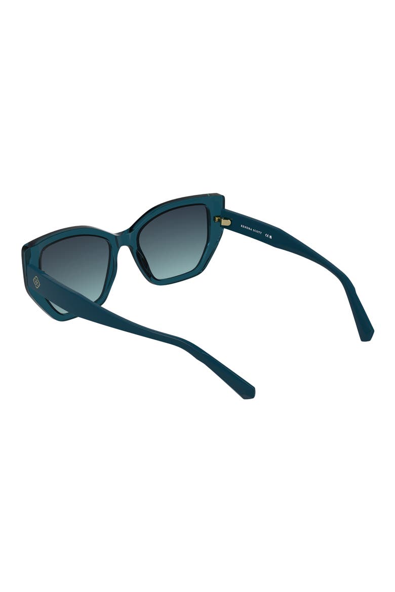 Dira 56mm Butterfly Sunglasses, Alternate, color, PETROL