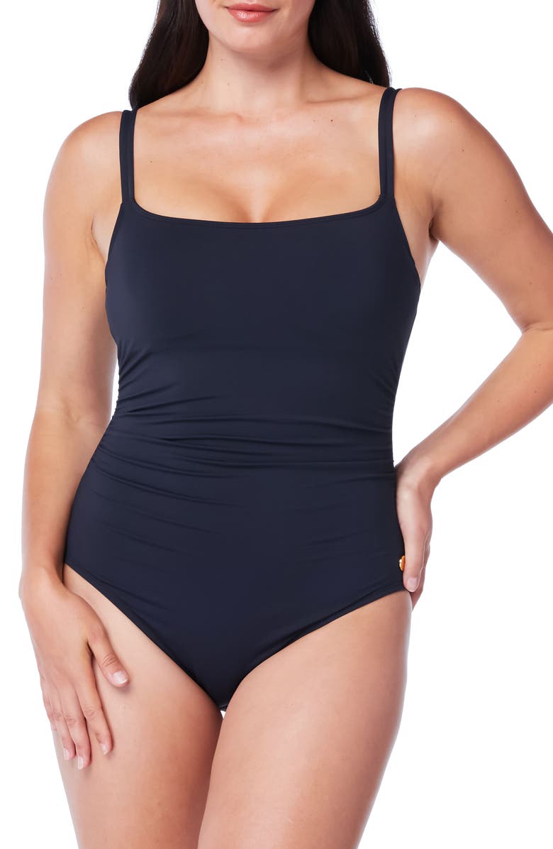 BLEU by Rod Beattie Kore One-Piece Swimsuit, Main, color, Black
