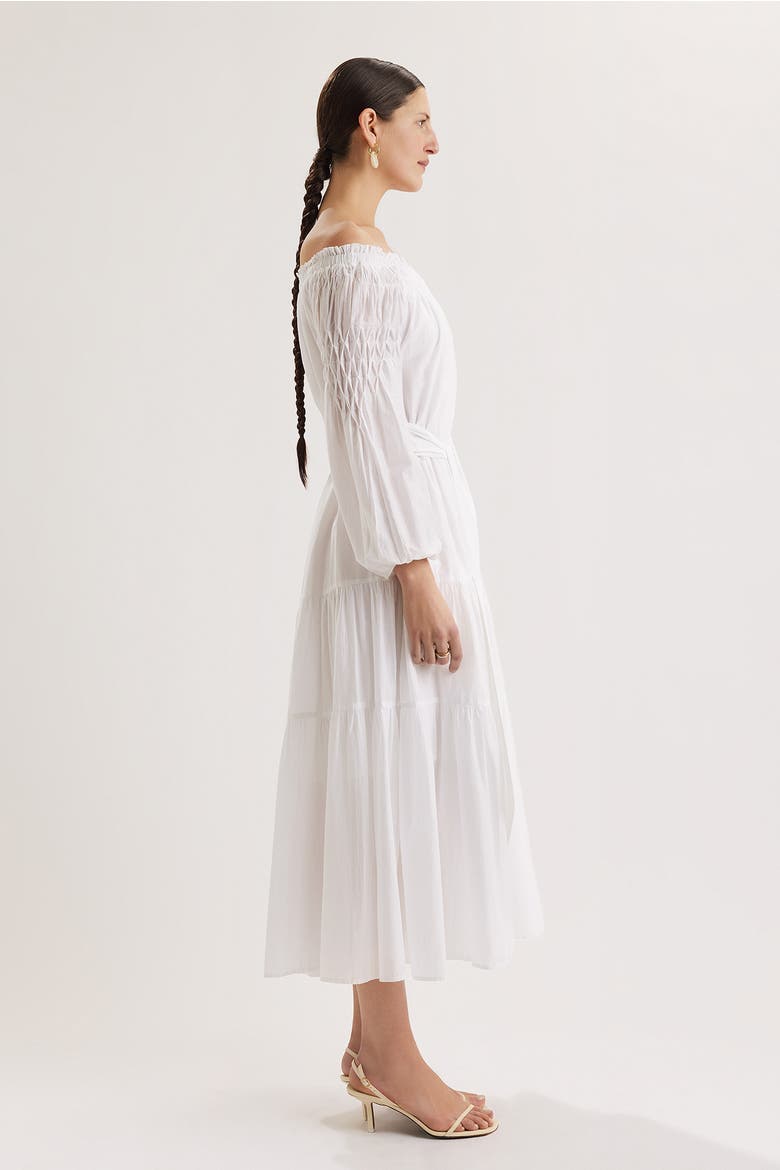 Zaria Dress, Alternate, color, White