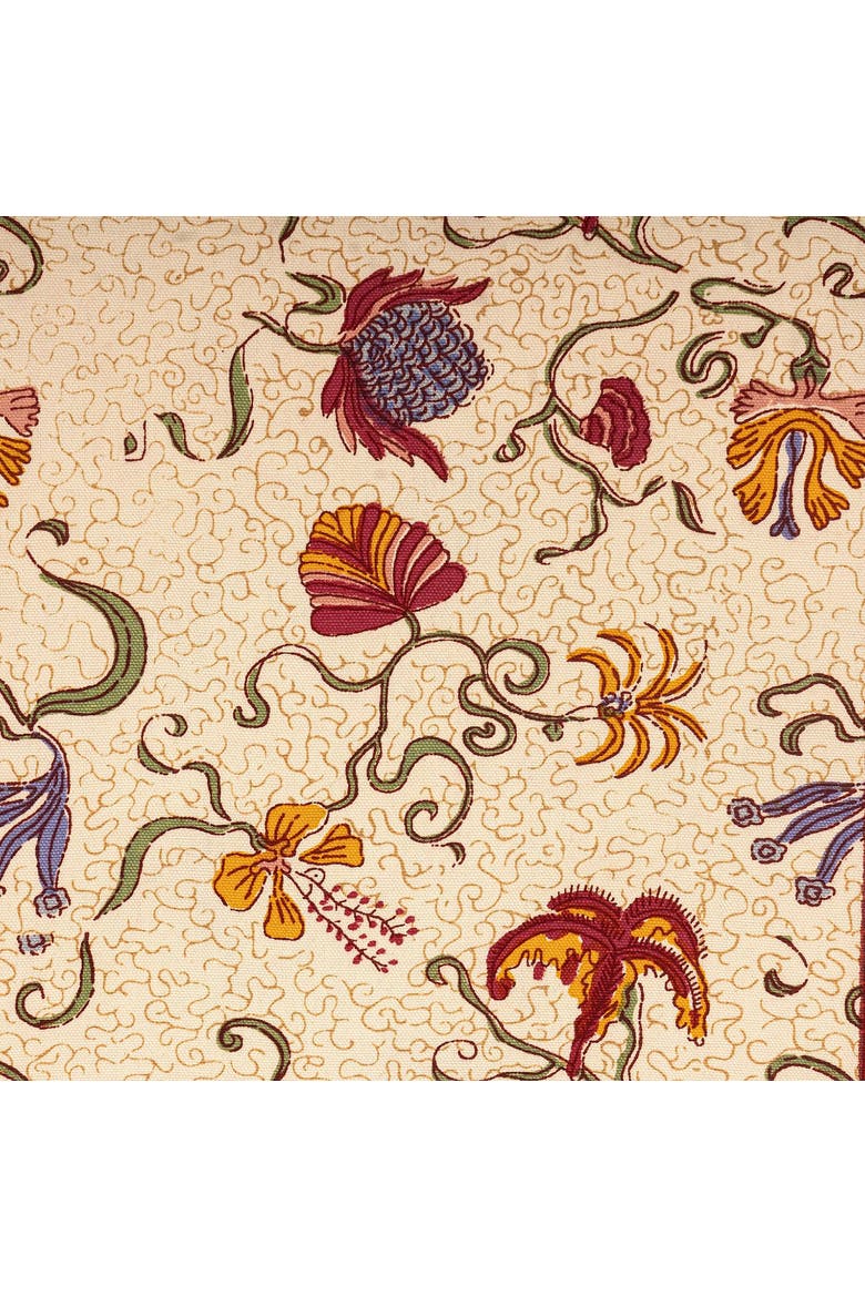 Fleur des Indes Runner, Alternate, color, Red/White 16" x 72"