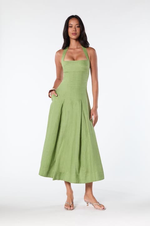 Elisabeth Halter Neck Dress