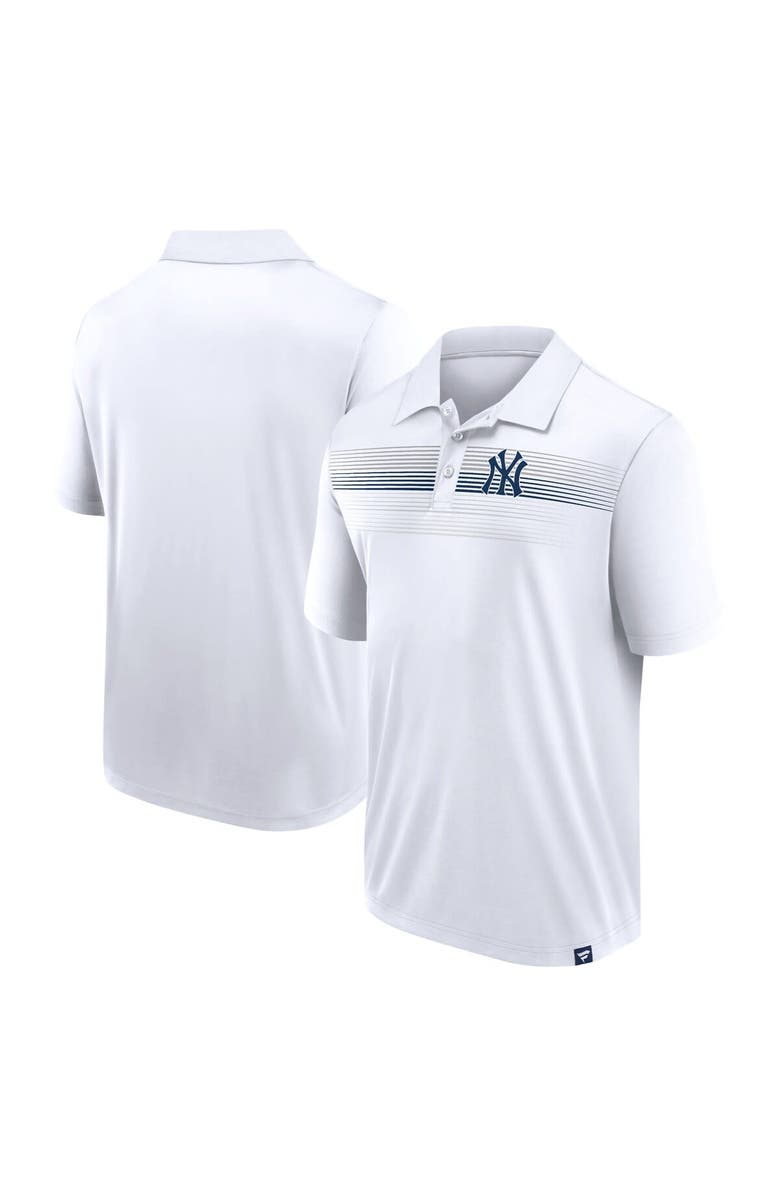 FANATICS Men's Fanatics Branded White New York Yankees Victory For Us Interlock Polo, Alternate, color, White