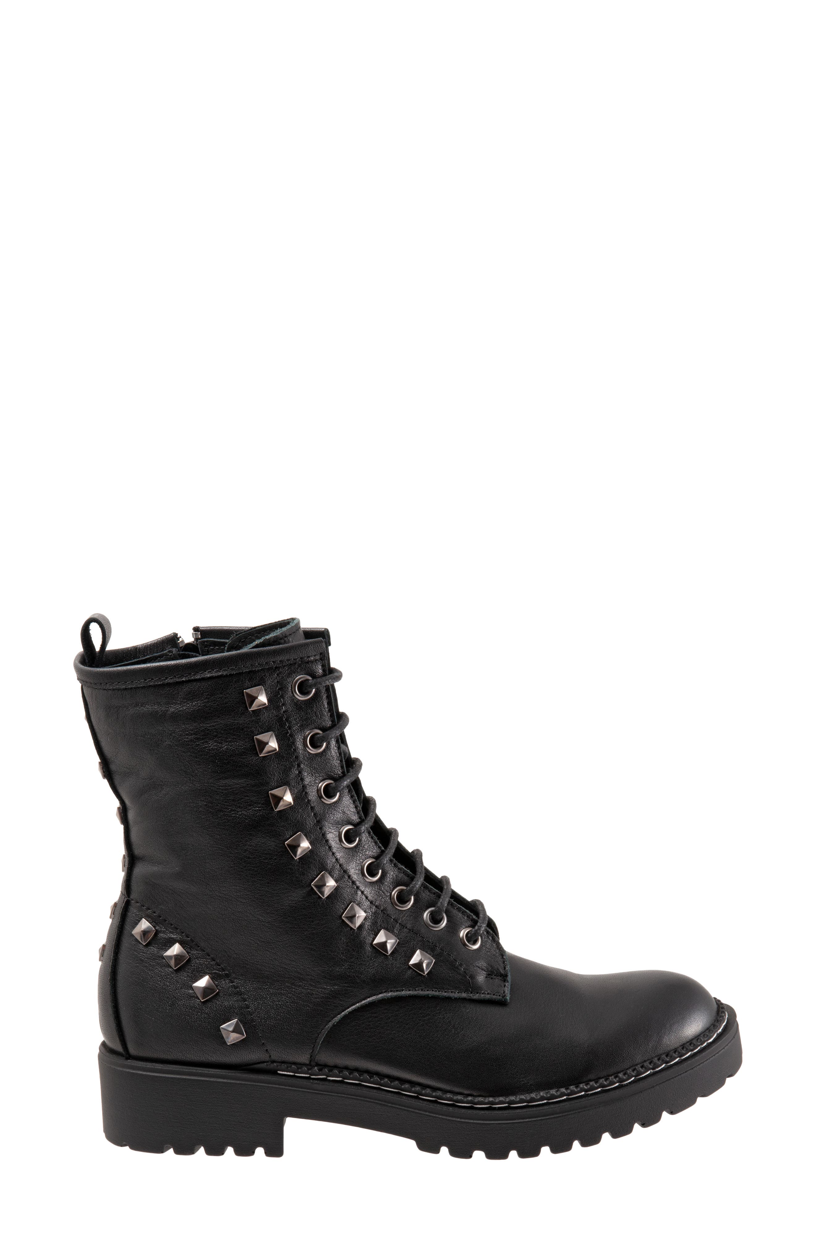 Bueno Studded Combat Boot, Alternate, color, 