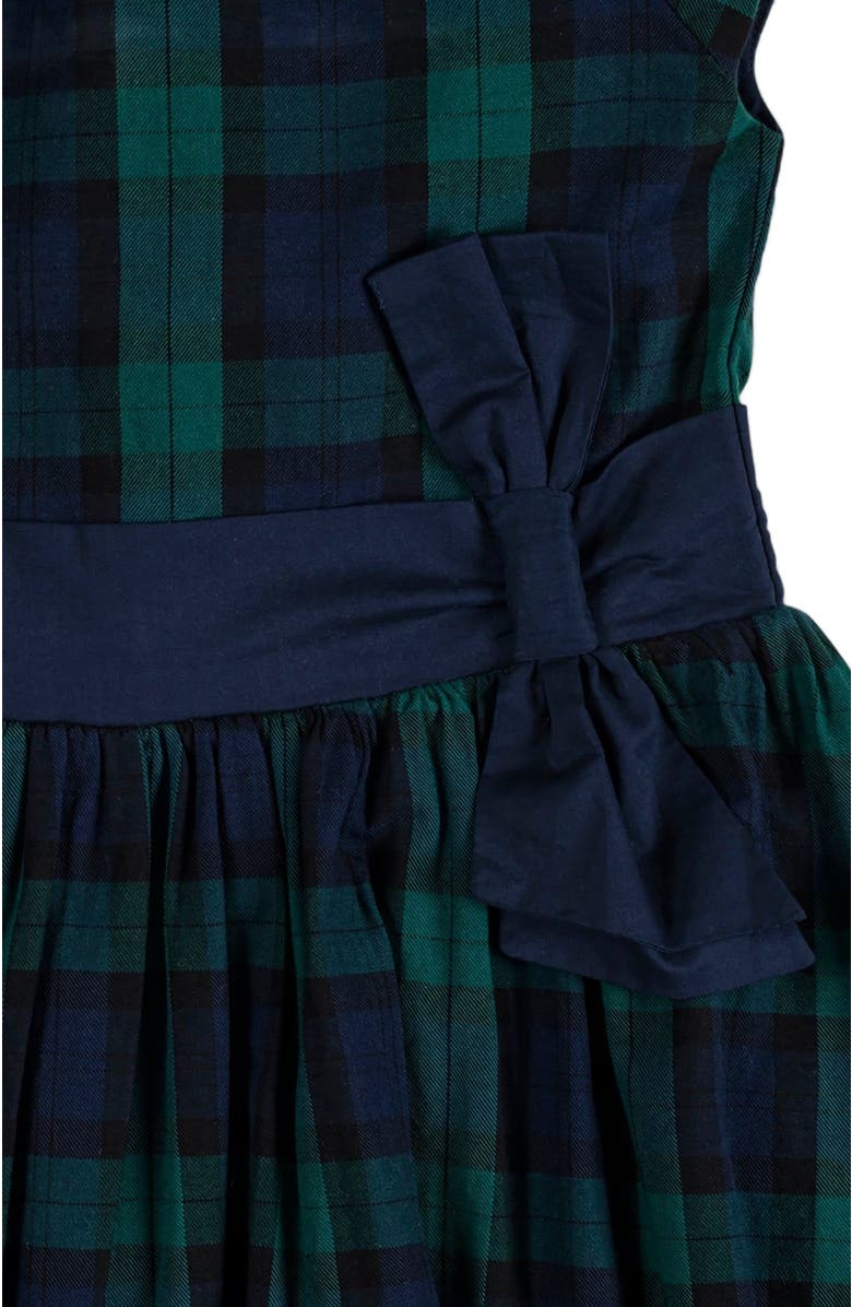 Hope & Henry Baby Girls' Organic Cap Sleeve Party Dress with Bow Sash, Infant, Alternate, color,