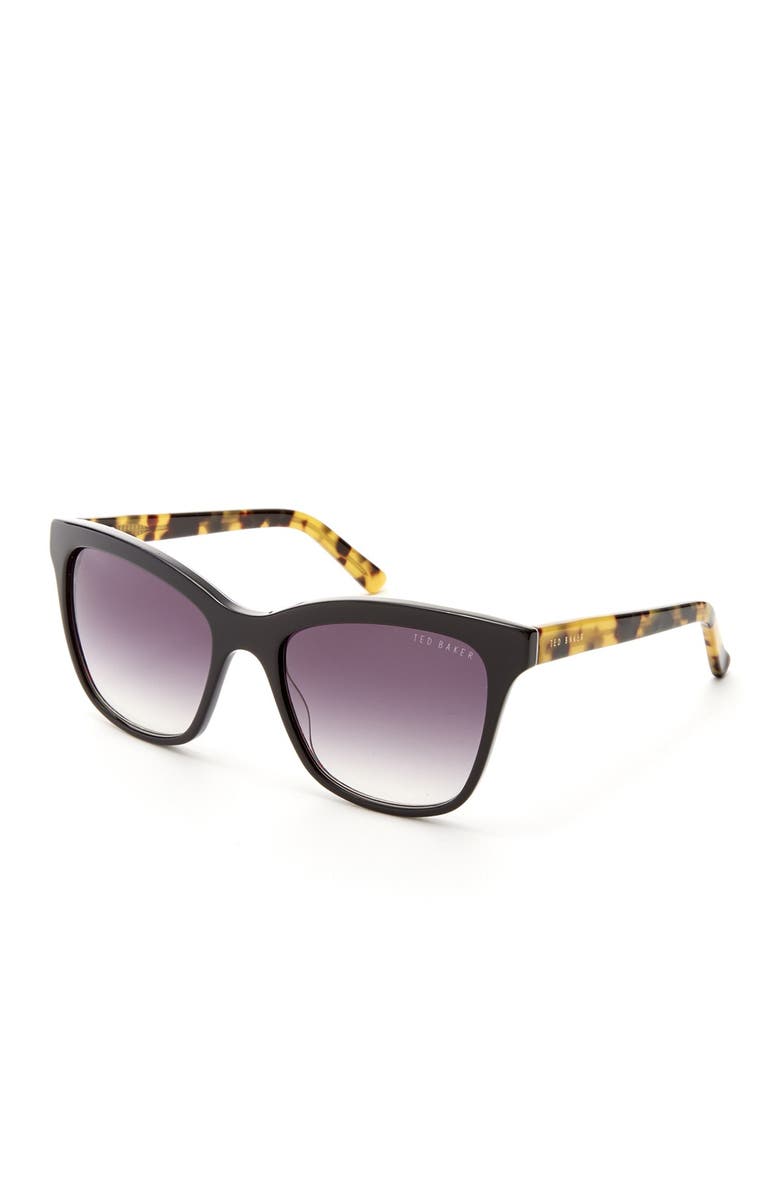 Ted Baker London 55mm Full Rim Cat Eye Sunglasses, Main, color,