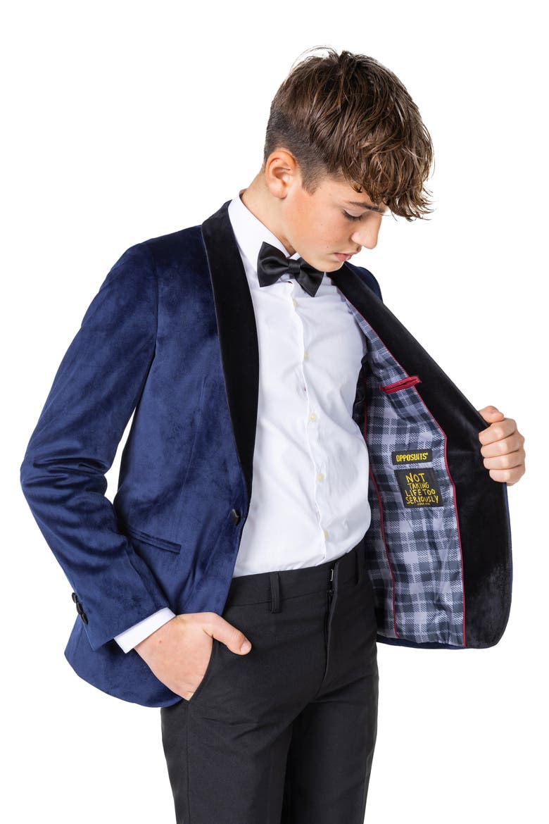 Kids' Dinner Jacket, Alternate, color, BLUE