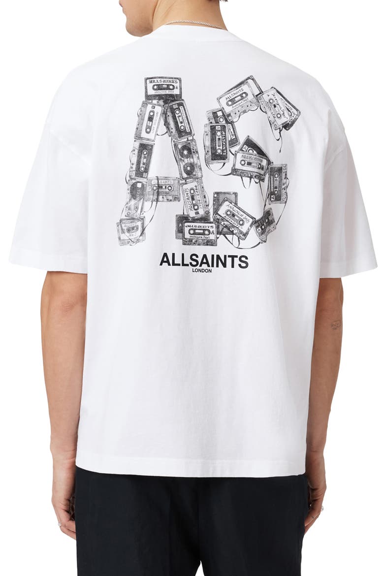 Mixtape Cotton Graphic T-Shirt, Alternate, color, OPTIC WHITE