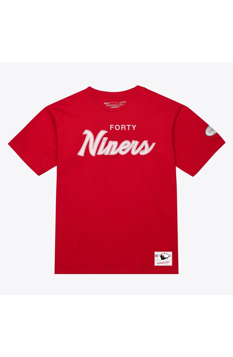 Mitchell & Ness Men's Mitchell & Ness Scarlet San Francisco 49ers Head Coach Classic T-Shirt, Main, color, Scarlet