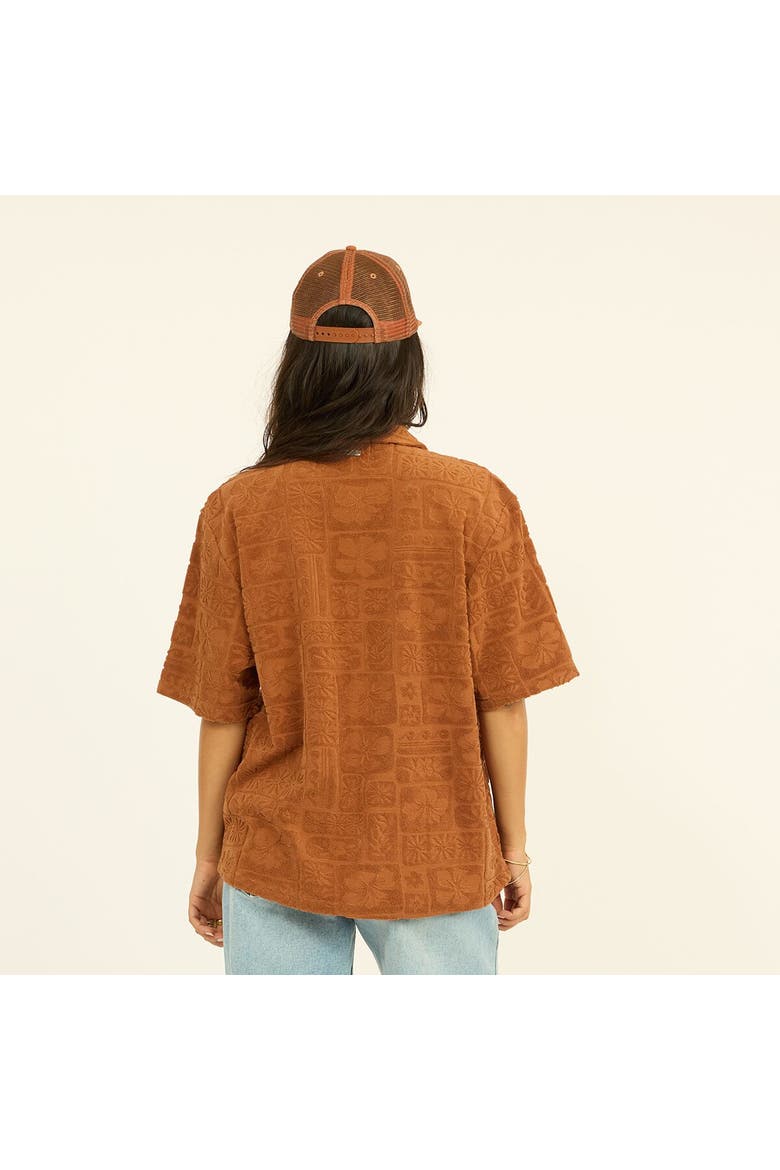 Swell Trip Terry Short-Sleeve Knit Top - Women's, Alternate, color, Coconut