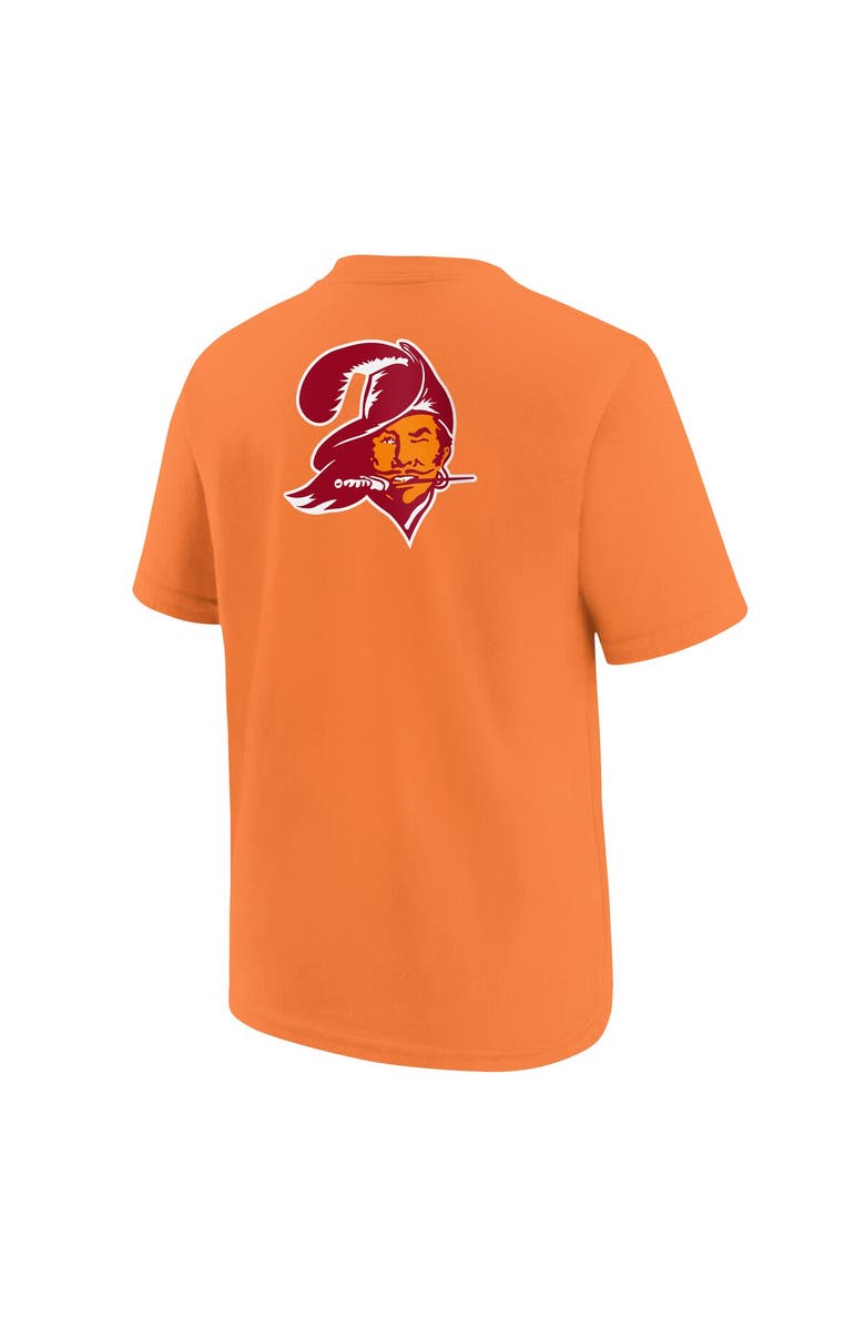 Nike Youth Nike  Orange Tampa Bay Buccaneers Rewind Front & Back Essential T-Shirt, Alternate, color, Orange