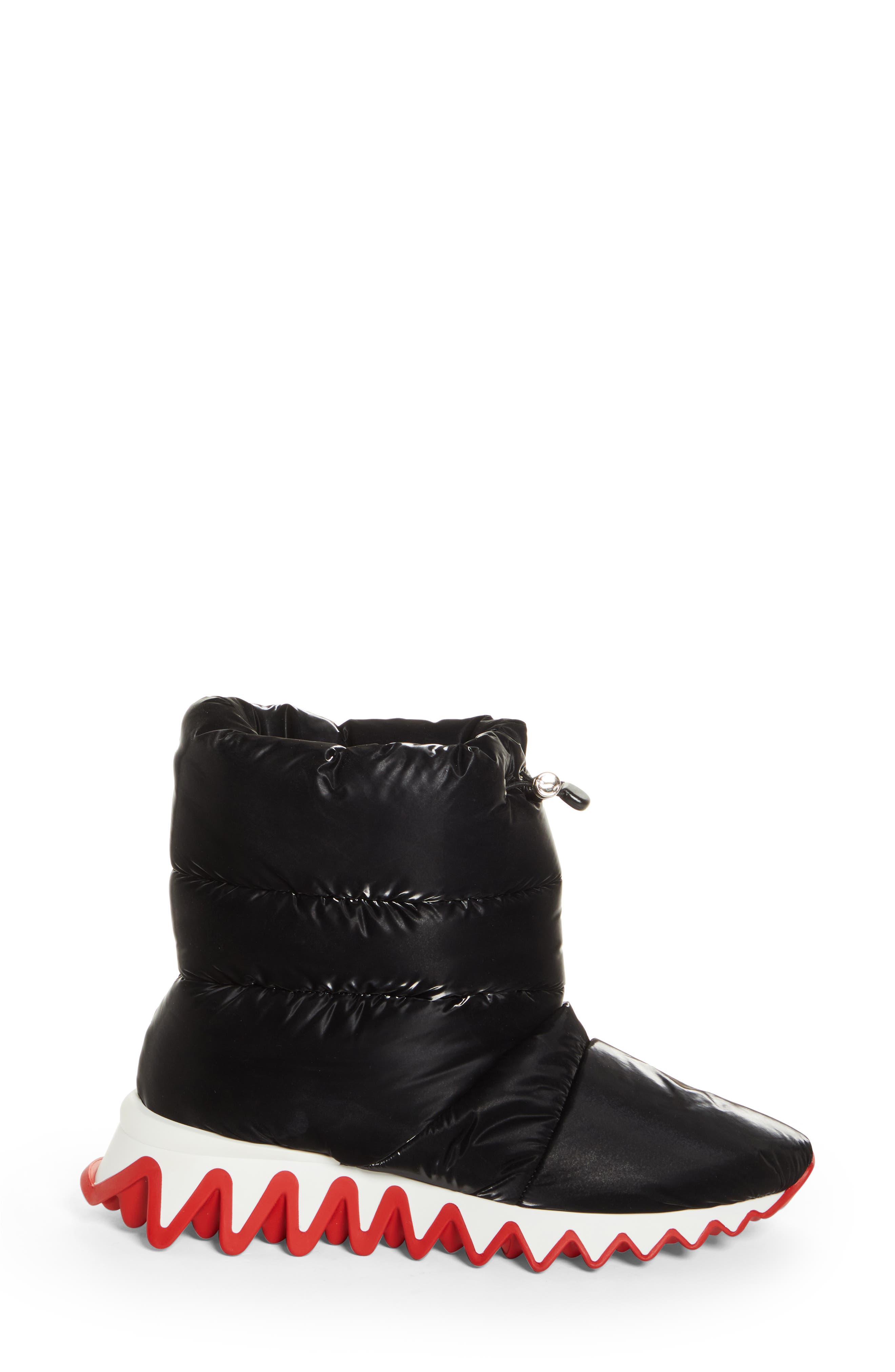 Mac Doody Shark Puffer Bootie, Alternate, color, BLACK