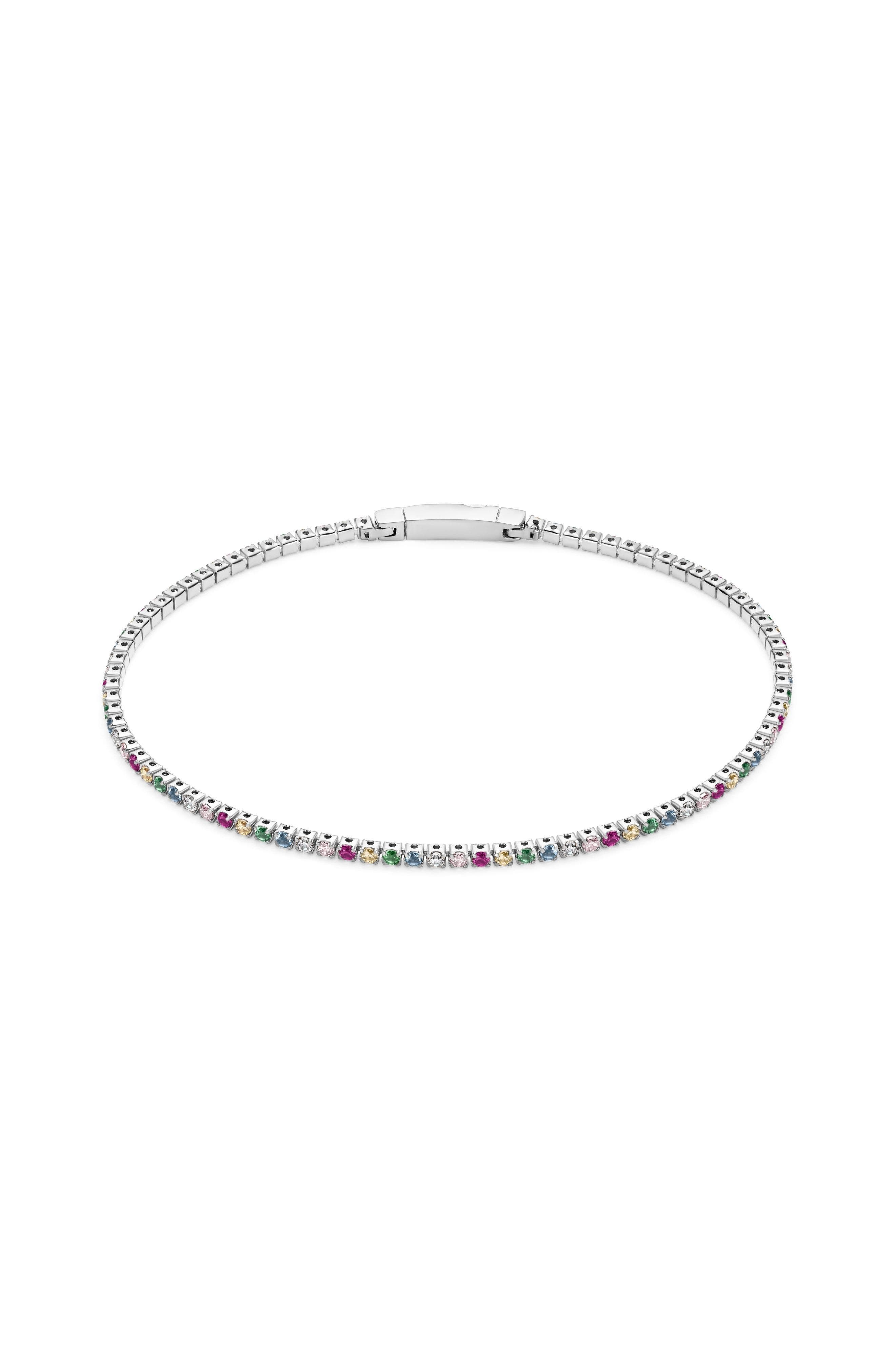 Sterling Silver / Rainbow