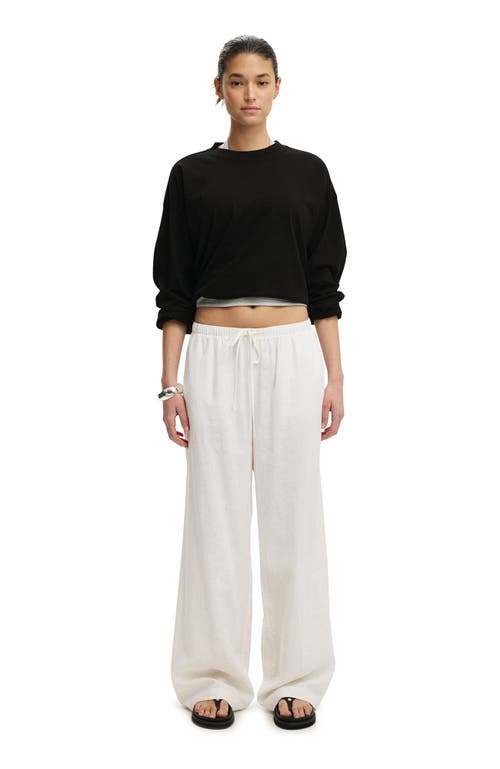 Cotton On Oversized Boxy Long Sleeve Tee In Black