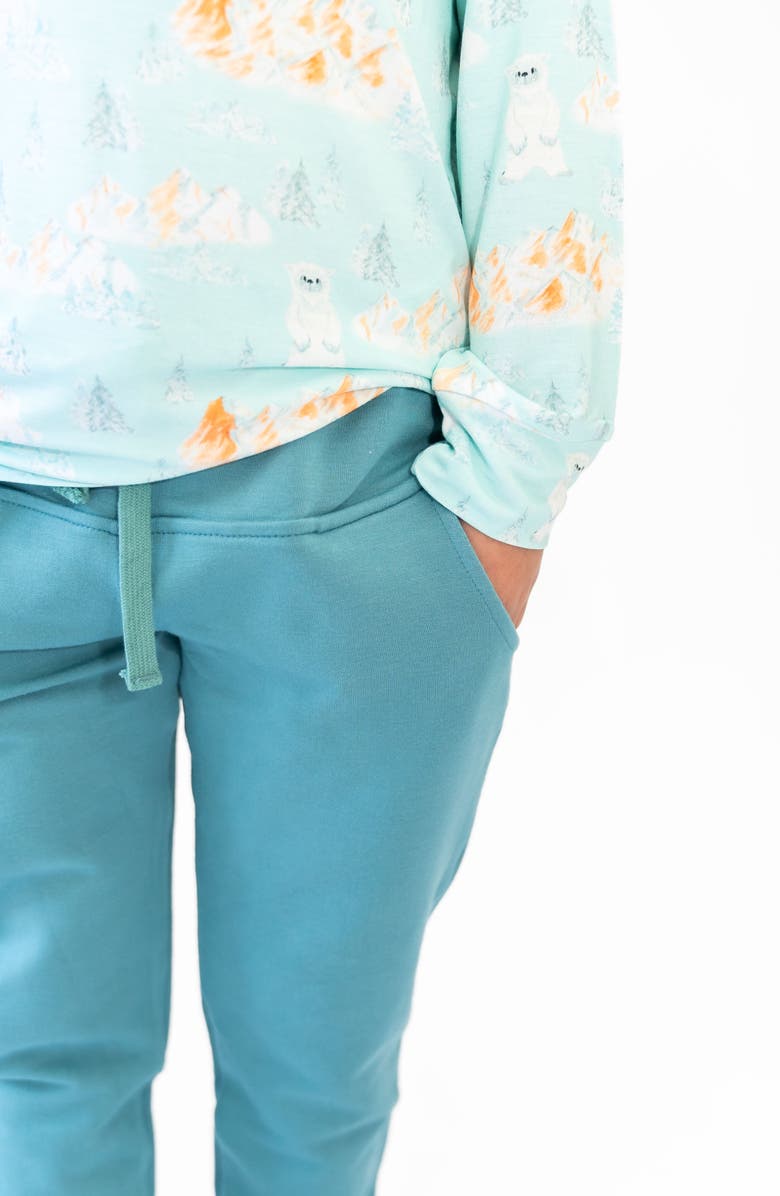 Laree + Co Jude Luxe Jogger Set, Alternate, color, Blue