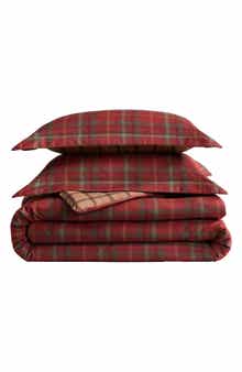 Treebark Plaid Reversible Comforter Set
