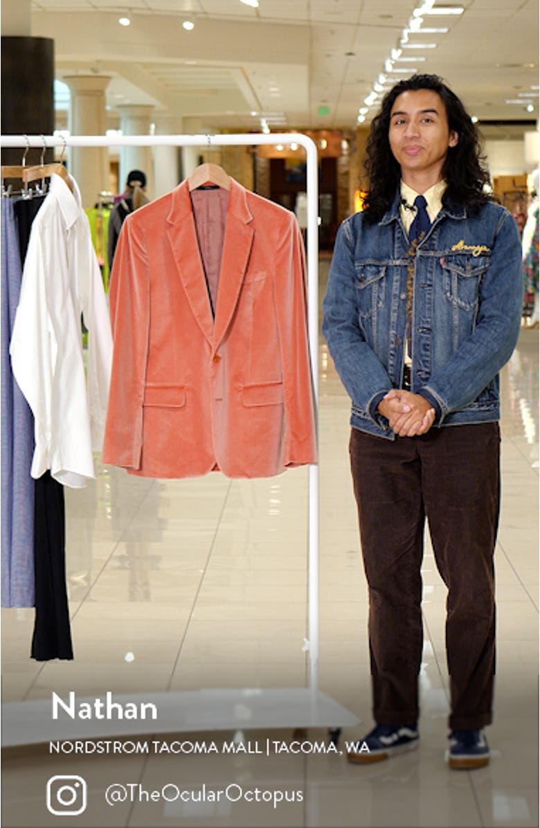 Tailored Fit Cotton Sport Coat, sales video thumbnail