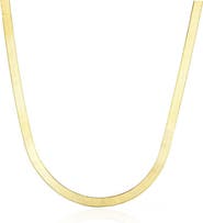 The Lovery Fine Jewelry Mini Herringbone Necklace