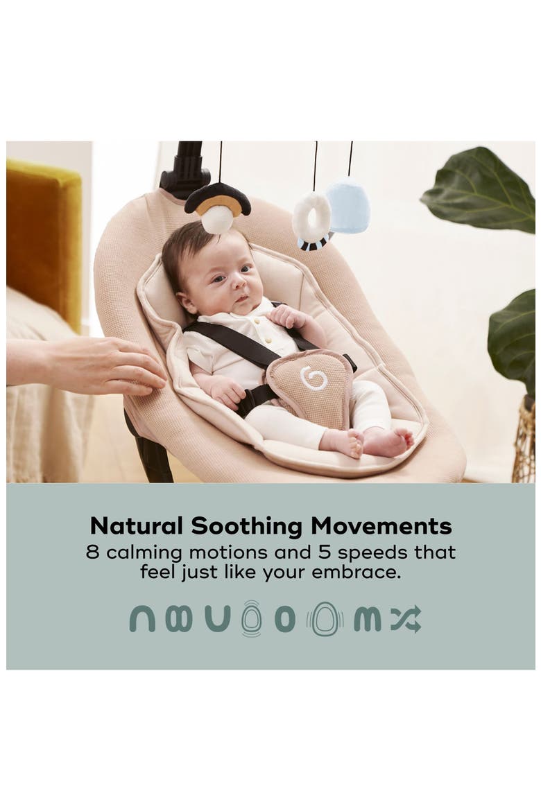 Swoon Evolution Connect Baby Swing, Alternate, color, OFF WHITE
