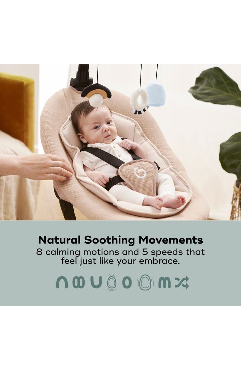 Babymoov Swoon Evolution Connect Baby Swing, Alternate, color, Off White