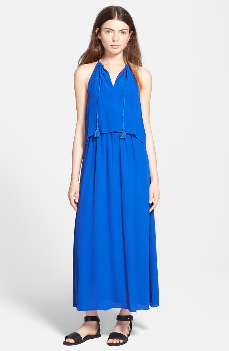 Madewell 'Weekend' Sleeveless Crepe Dress, Main, color, 