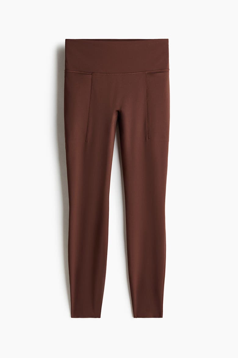 Running Leggings With Shapemove, Main, color, Sepia brown