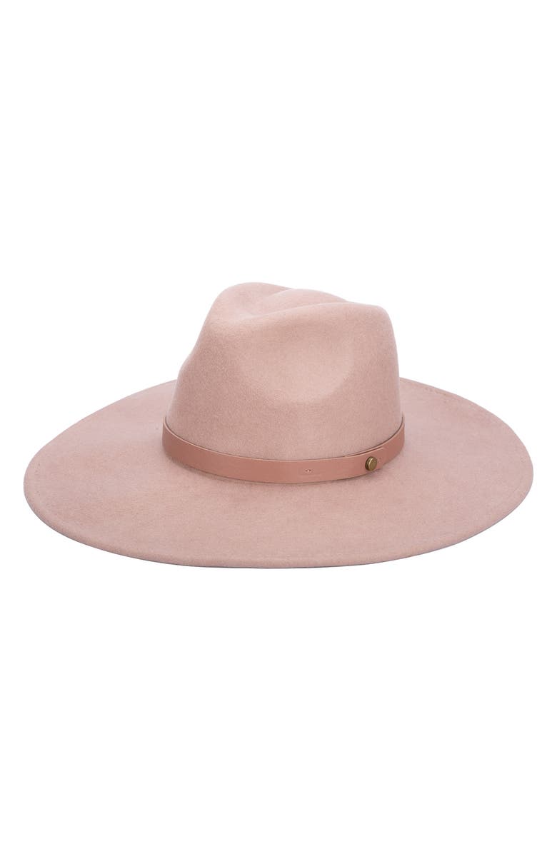 San Diego Hat Wool Felt Fedora, Main, color,