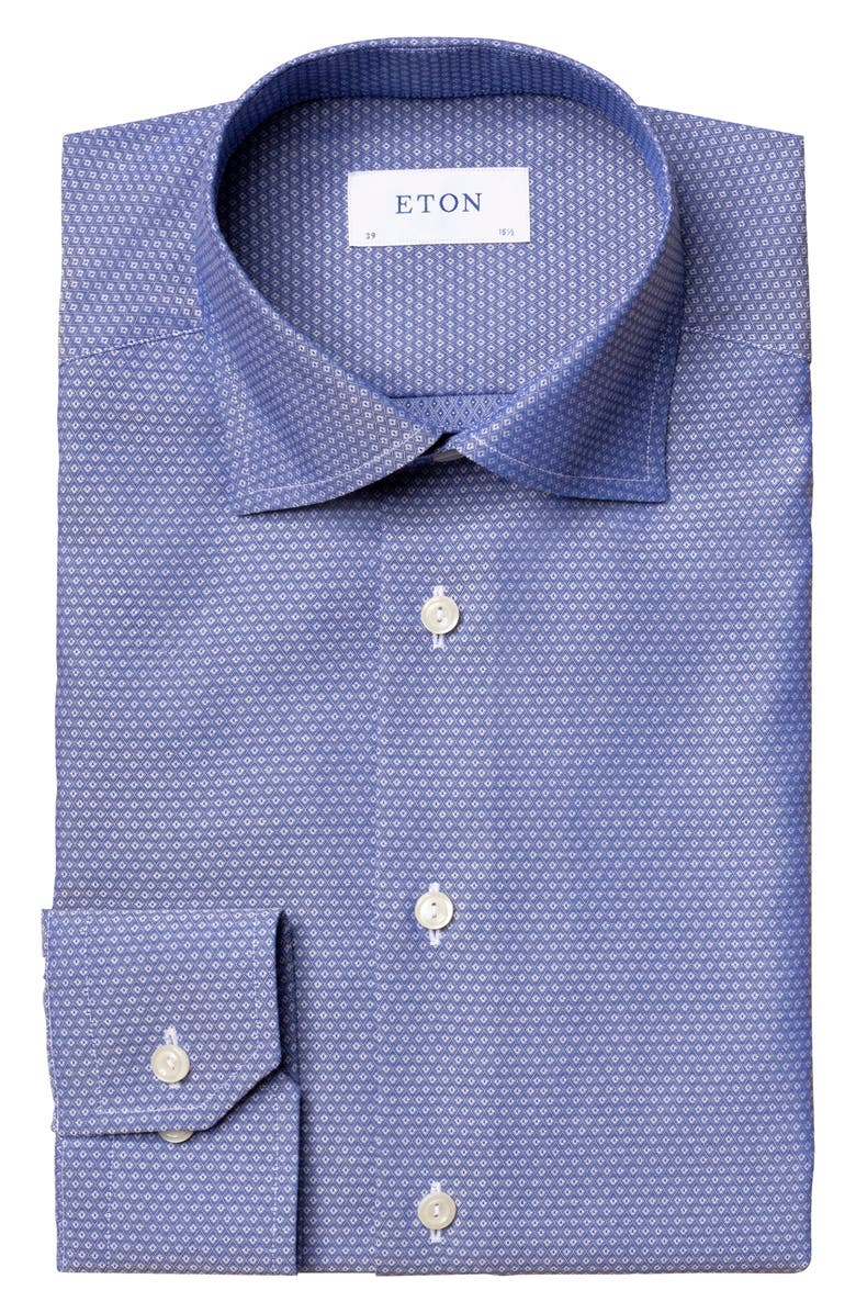 Eton Slim Fit Dress Shirt, Main, color, 