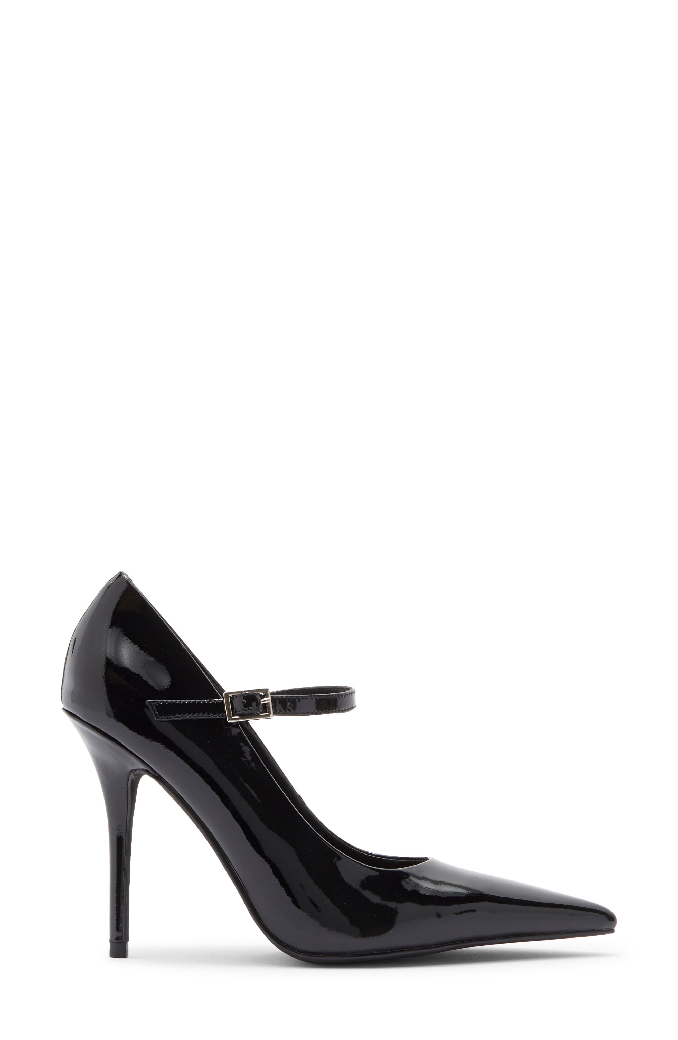 Jeffrey Campbell Session Pointed Toe Pump, Alternate, color, Black Patent