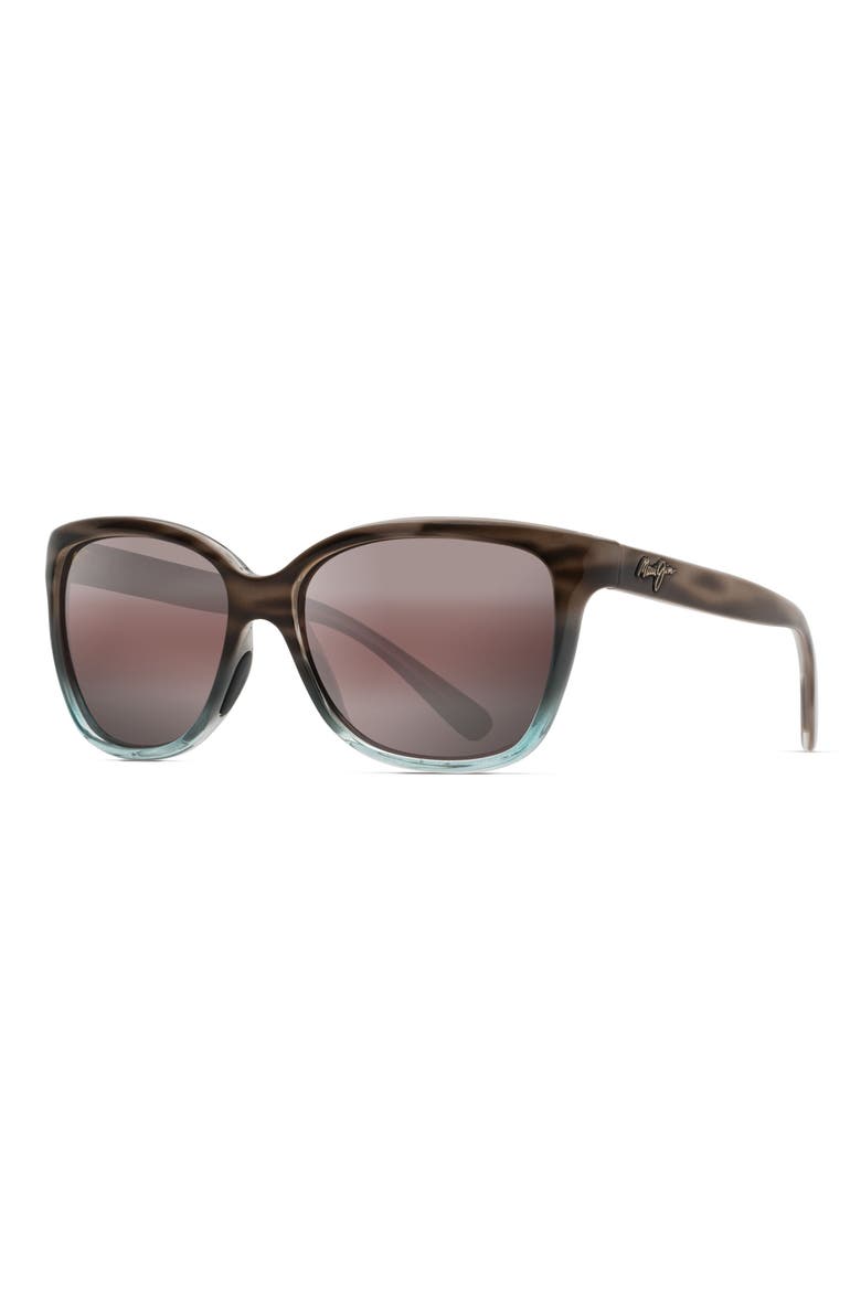 Starfish 56mm PolarizedPlus2® Cat Eye Sunglasses, Alternate, color, BROWN