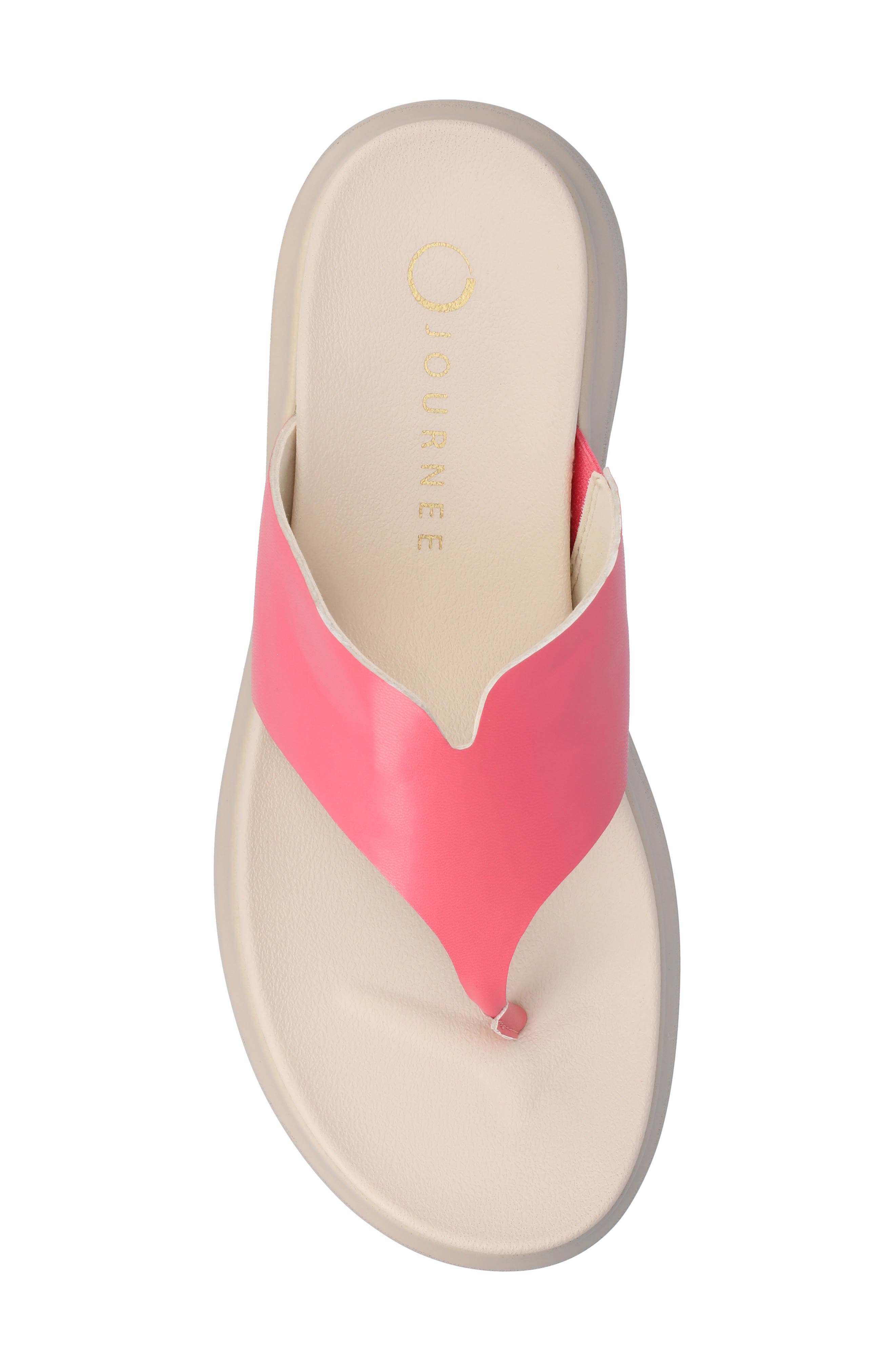 Carah Platform Wedge Sandal, Alternate, color, CORAL