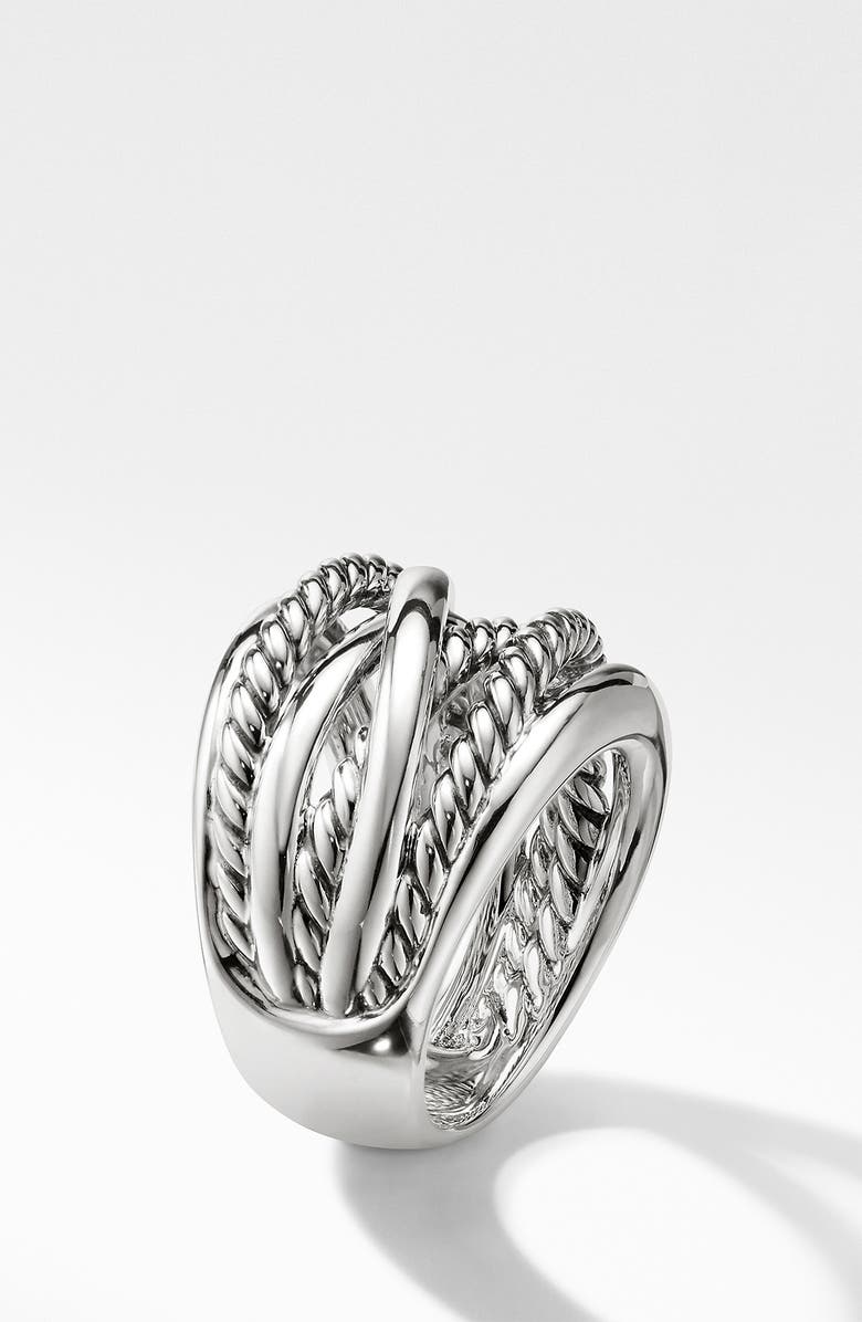 David Yurman Crossover Wide Ring, Alternate, color,