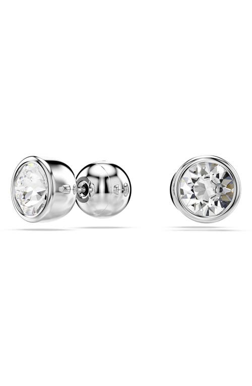 Swarovski Imber Crystal Stud Earrings In Silver