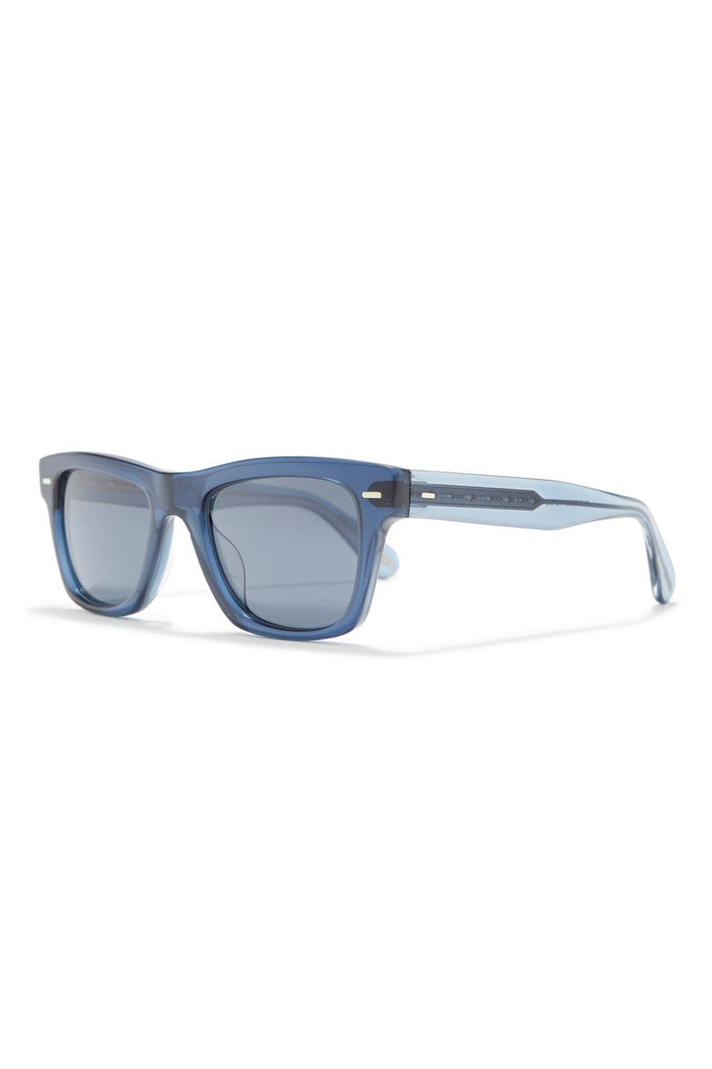 49mm Square Sunglasses, Alternate, color, BLUE