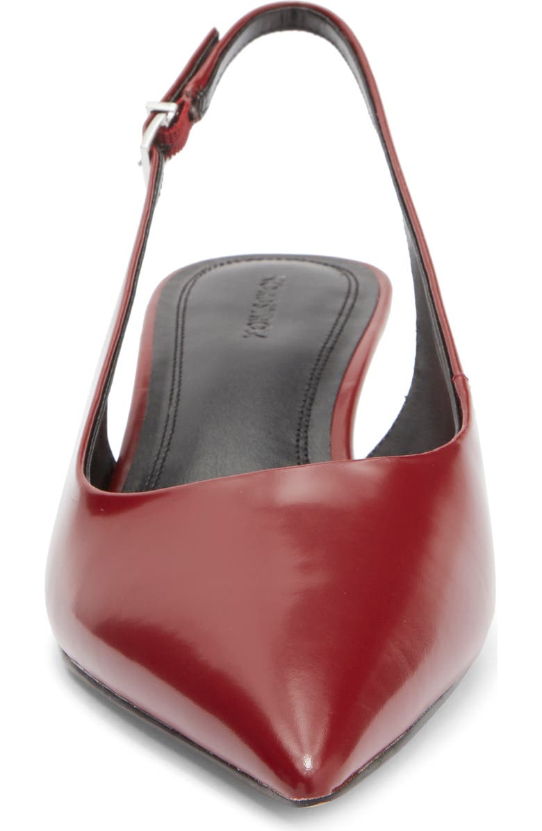 Nordstrom Rhianon Wedge Slingback Leather Pump, Alternate, color, Red Garnet