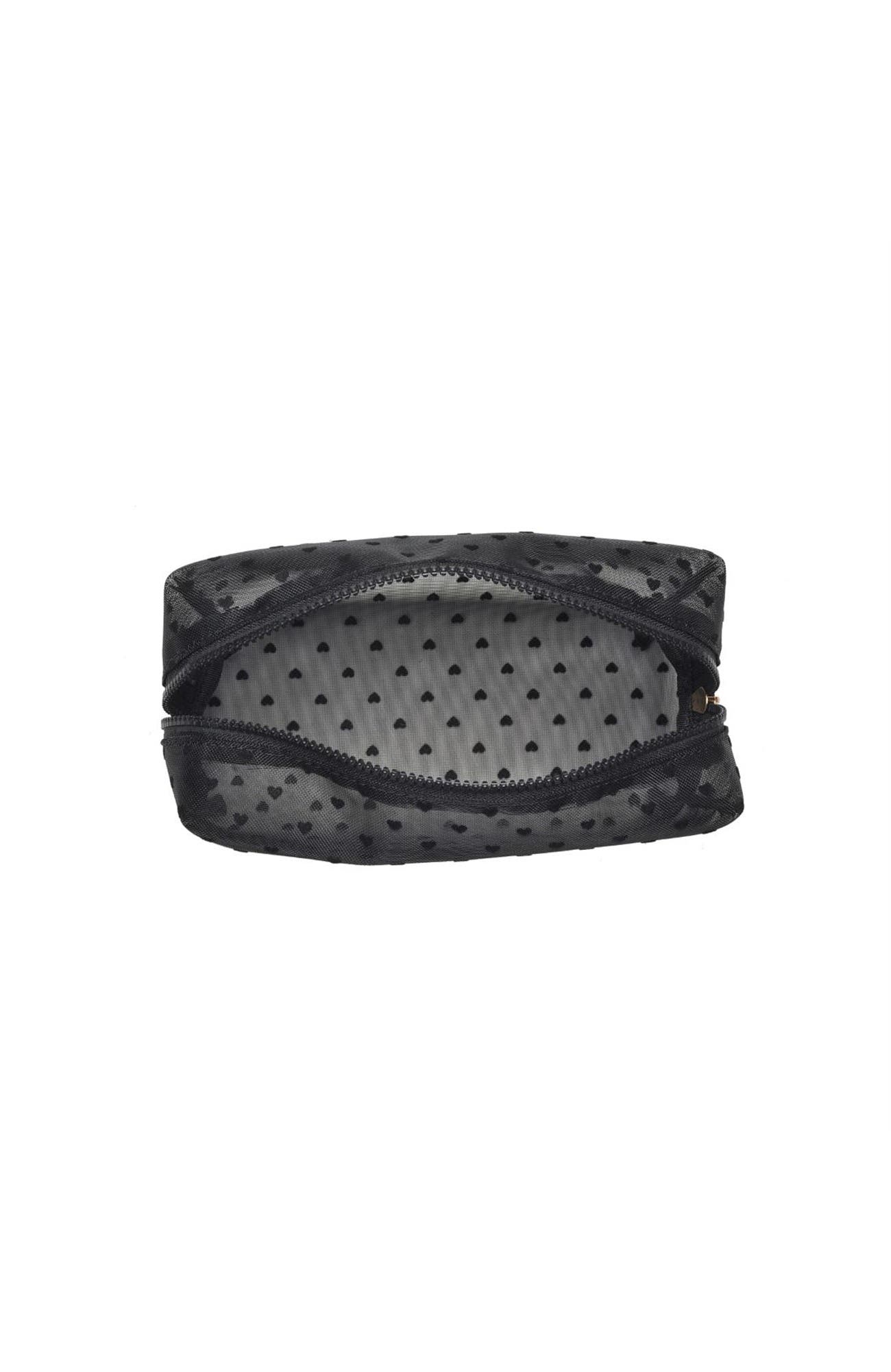 See Through You Cosmetic & Travel Organizer Pouch, Alternate, color, Black