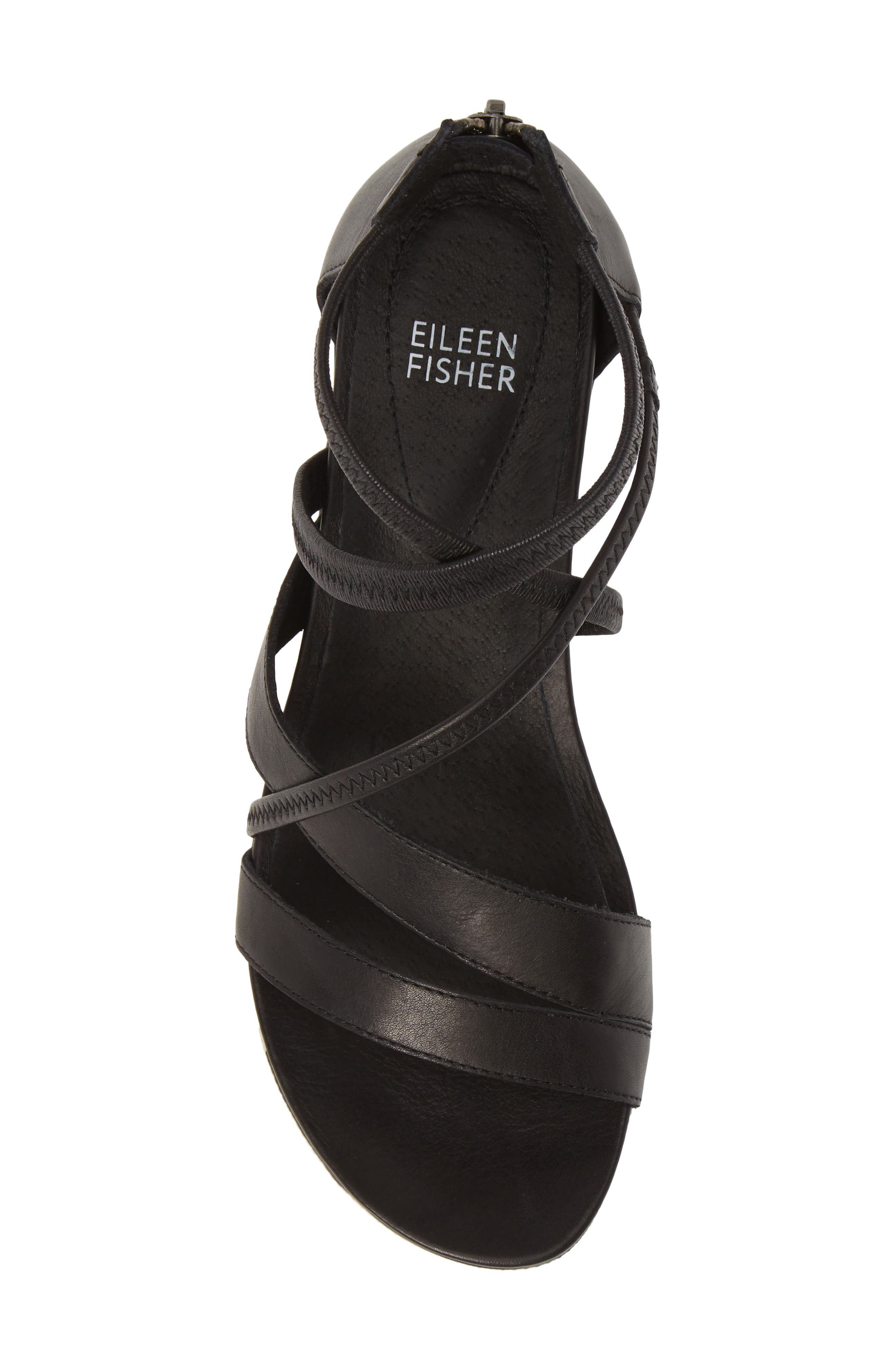 Skip Strappy Platform Sandal, Alternate, color, BLACK LEATHER