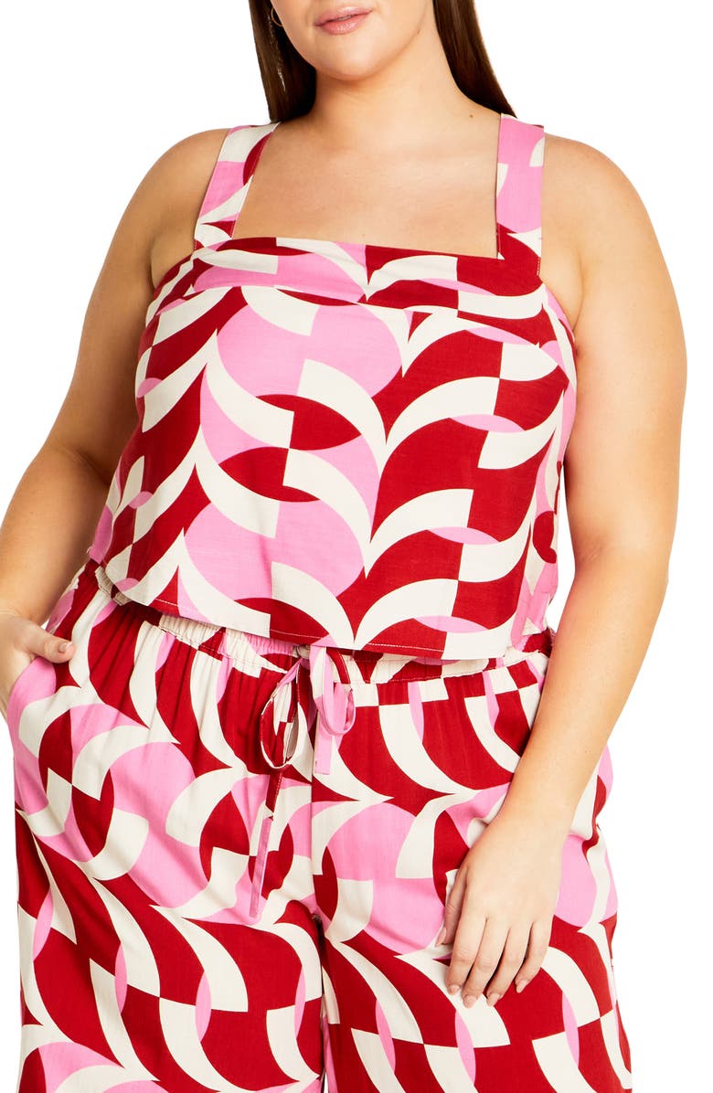 City Chic Mystic Camisole Top, Main, color, Mystic