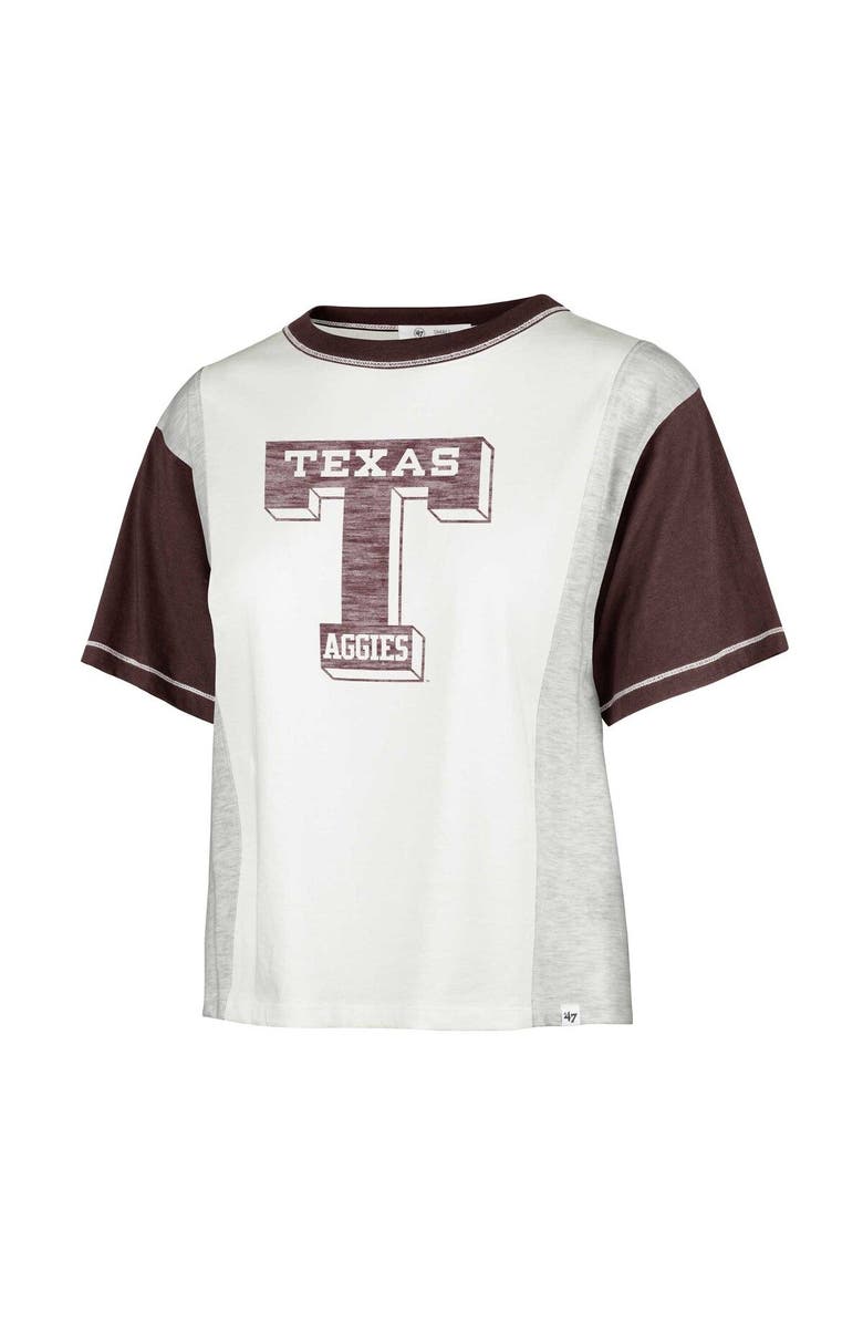 '47 Women's '47 White Texas A&M Aggies Vault Premier Tilda T-Shirt, Alternate, color,