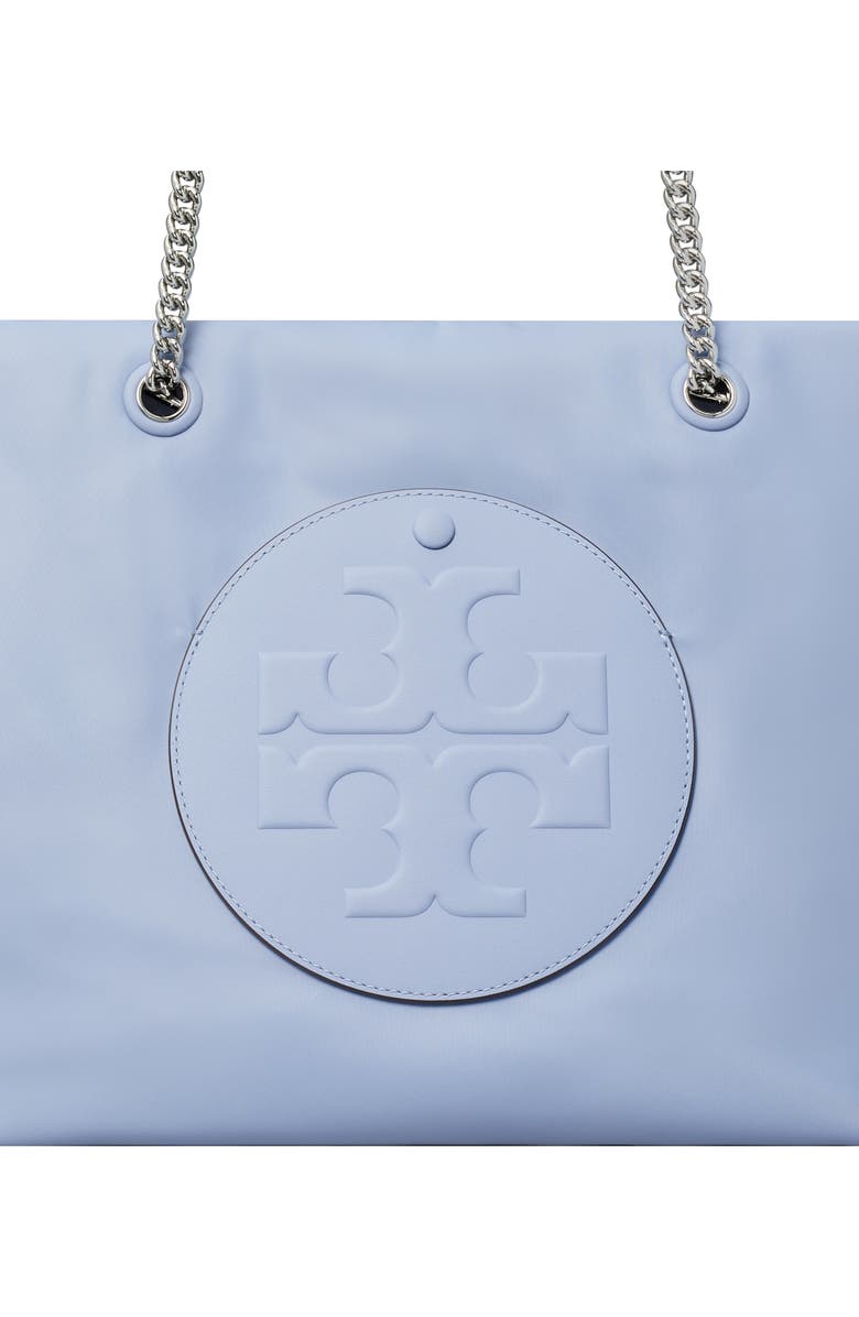 Tory Burch Ella Chain Zip Tote, Alternate, color, Blue Dawn
