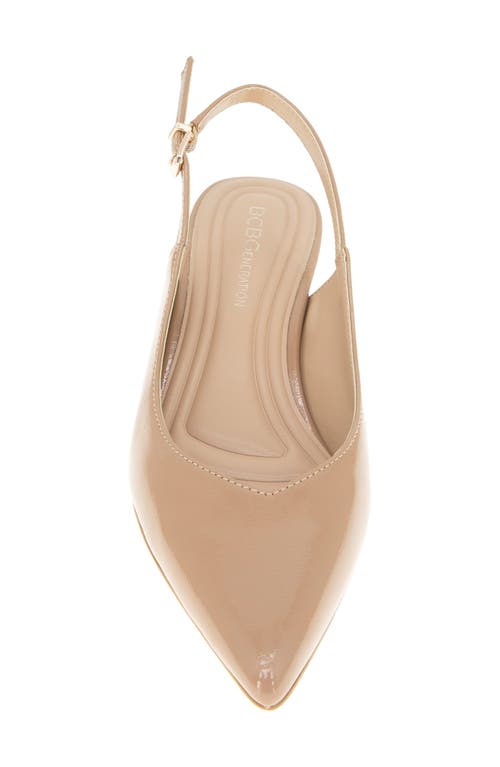 Bcbgeneration Kira Slingback Kitten Heel Pump In Brown