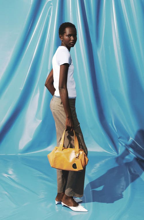 Mango Double Layer Cotton T-shirt In White