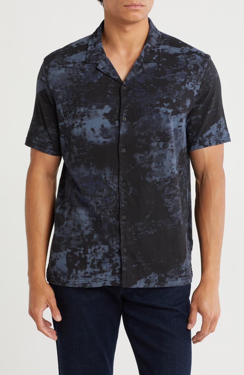 John Varvatos Jacque Camp Shirt, Main, color, Winter Sky Blue