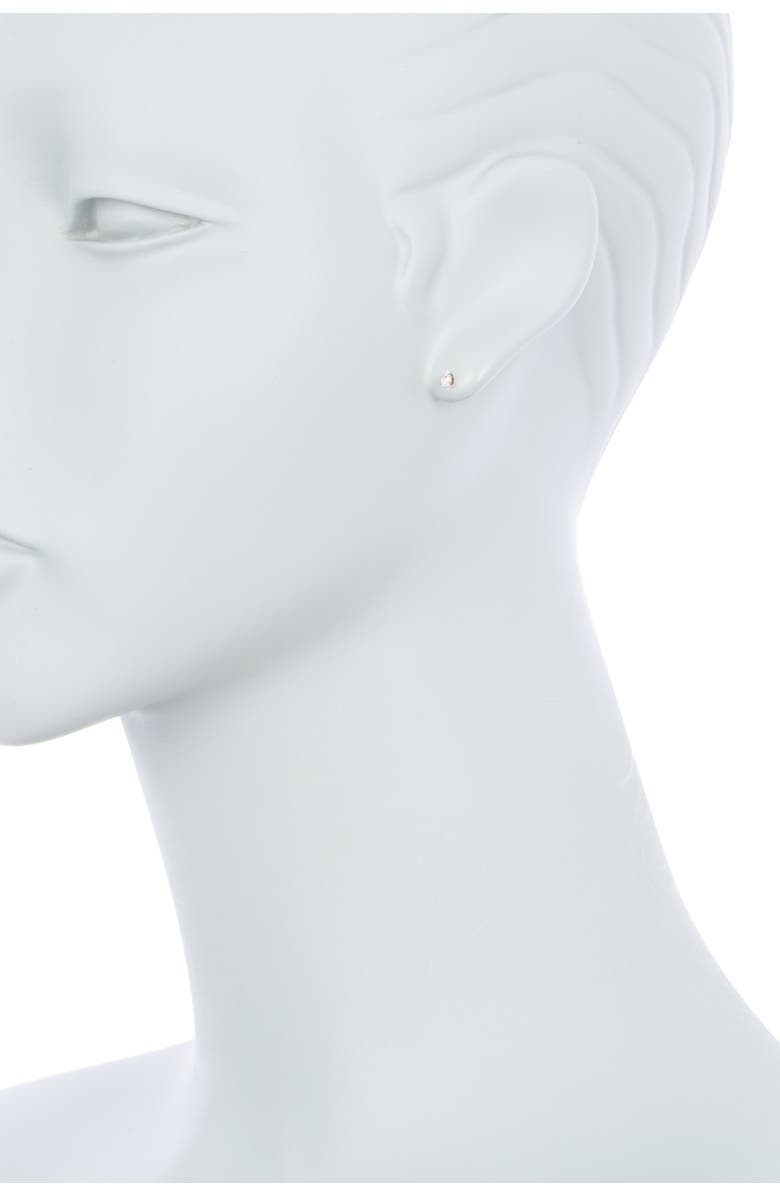 CANDELA JEWELRY 10K Yellow Gold CZ Chevron Necklace, Alternate, color, 