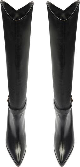 Maryana Pointed Toe Knee High Boot