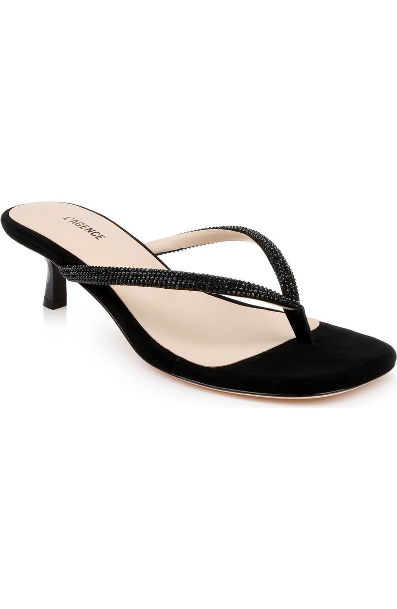 L'AGENCE Hortense Kitten Heel Sandal, Main, color,