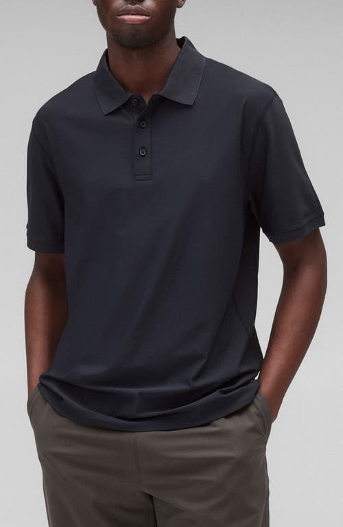 Reigning Champ Tech Pique Playoff Polo Navy In Navy
