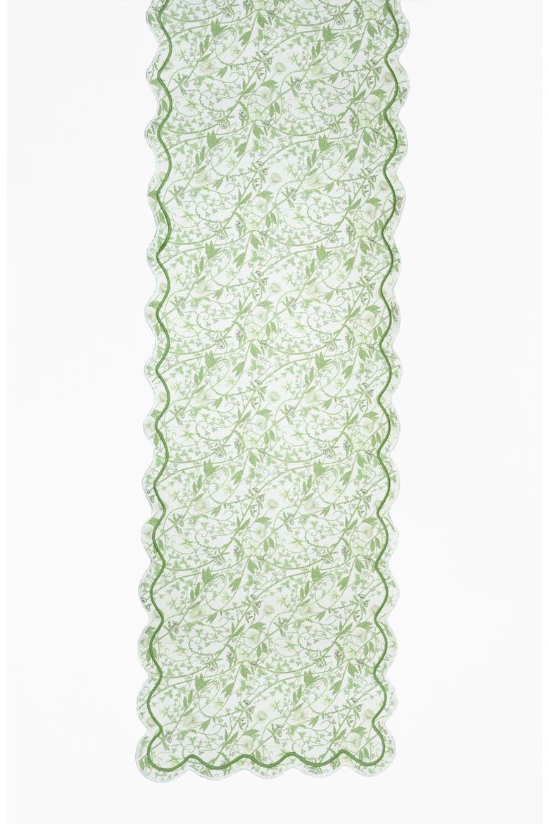 Inner Garden Society Table Linens Set, Alternate, color, Green