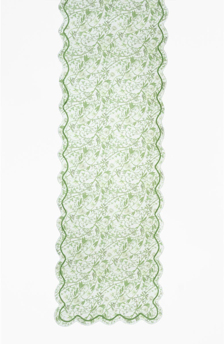 Bond & Grace Inner Garden Society Table Linens Set, Alternate, color, Green