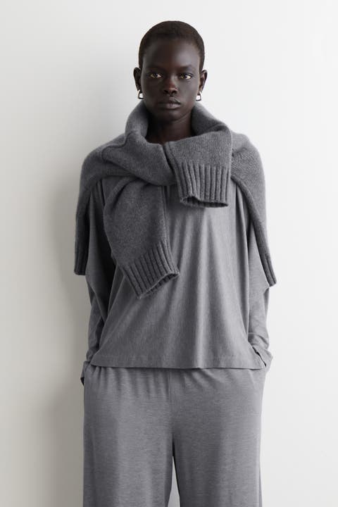 Fluid Jersey Long-Sleeved Top